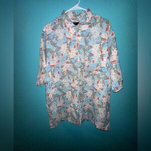 ZegnaSport Floral Button-Up Shirt